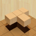 3D木块拼图墙