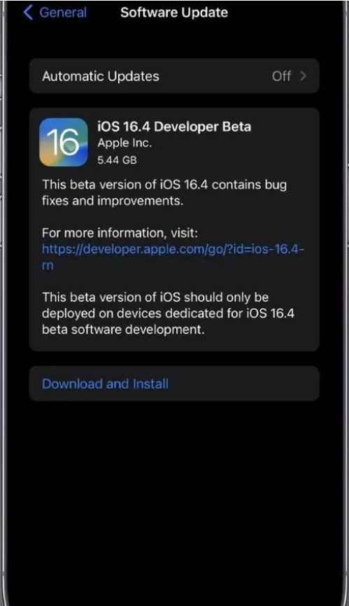iOS 16.4 RC